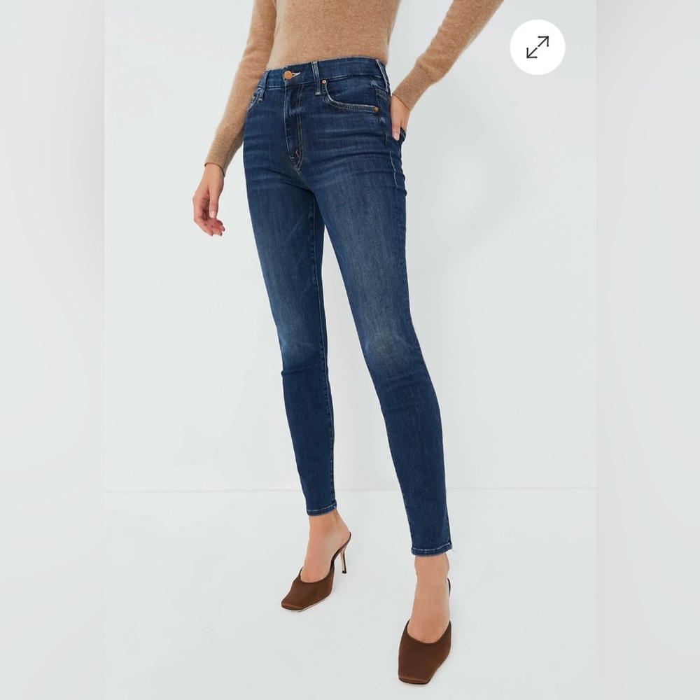 MOTHER High Waisted Looker in Nothern Lights color